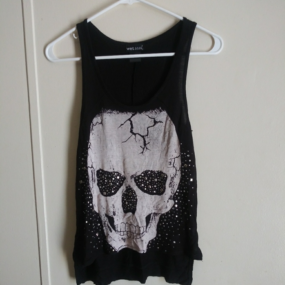 Wet Seal Skull Top